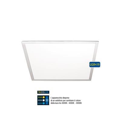 Poliplast led pan 40W 4000lm 595*595 tricolor Giordana