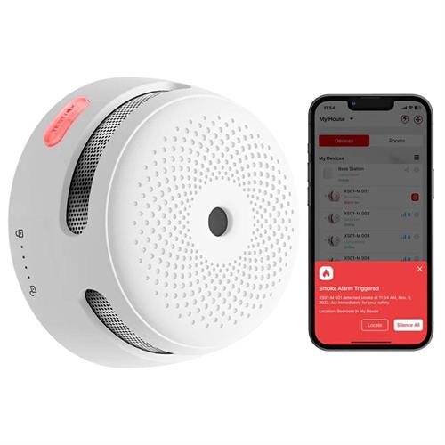 Mini-rilevatore di fumo standalone wifi