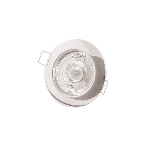 Faretto fisso ad incasso GU10 220-240V Elide cromo