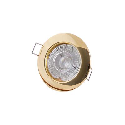 Faretto fisso ad incasso GU10 220-240V Elide oro