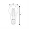 Poliplast goccia A60 E27 8W 1055lm 4200K Chiara