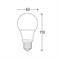 -Led lampada goccia 9W E27 4200K 806lm