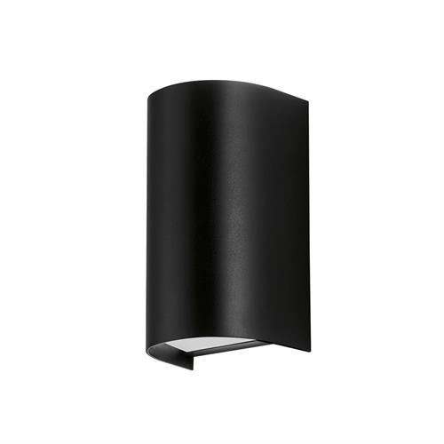 Cubo polipropilene 2xGU10 IP65 220-240V Berenice nero