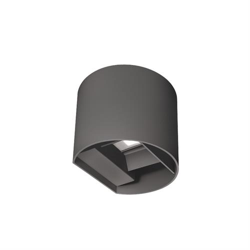 Plafoniera muro 10W Florinda IP54 3CCT antracite